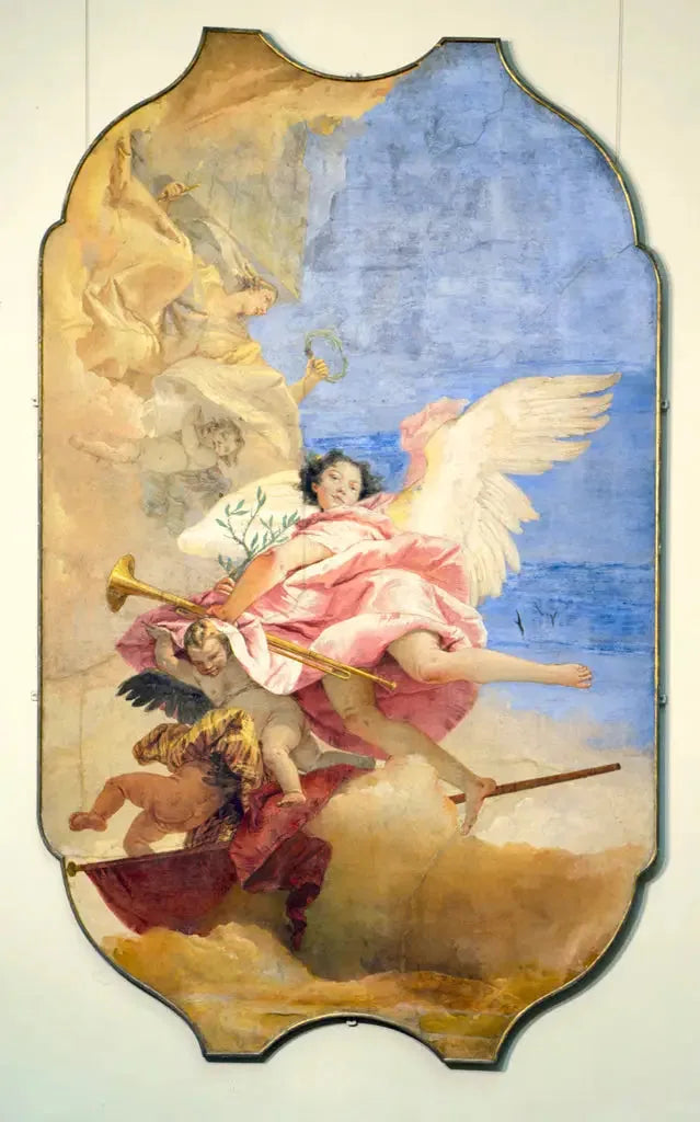 명성의 천사 - 조반니 바티스타 티에폴로

Source:
L'ange de la renommée - Giovanni Battista Tiepolo