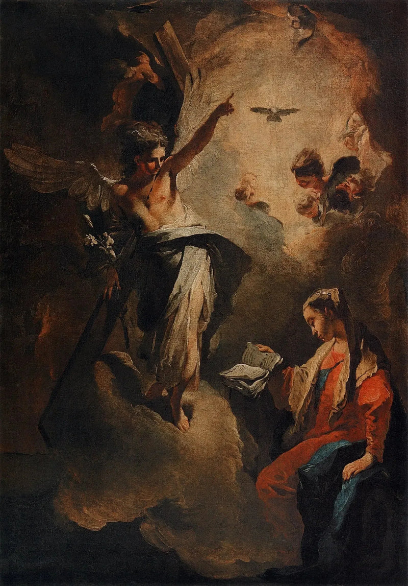 성모 마리아의 수태고지 - 조반니 바티스타 티에폴로

Source:
L'Annonciation à la Bienheureuse Vierge Marie - Giovanni Battista Tiepolo