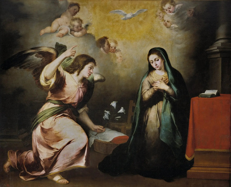 수태고지 - 바르톨로메 에스테반 무리요

Source:
L'Annonciation - Bartolomé Esteban Murillo
