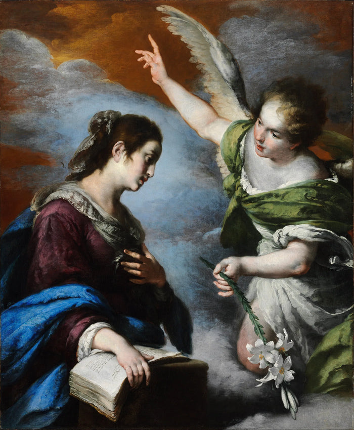 수태고지 - Bernardo Strozzi