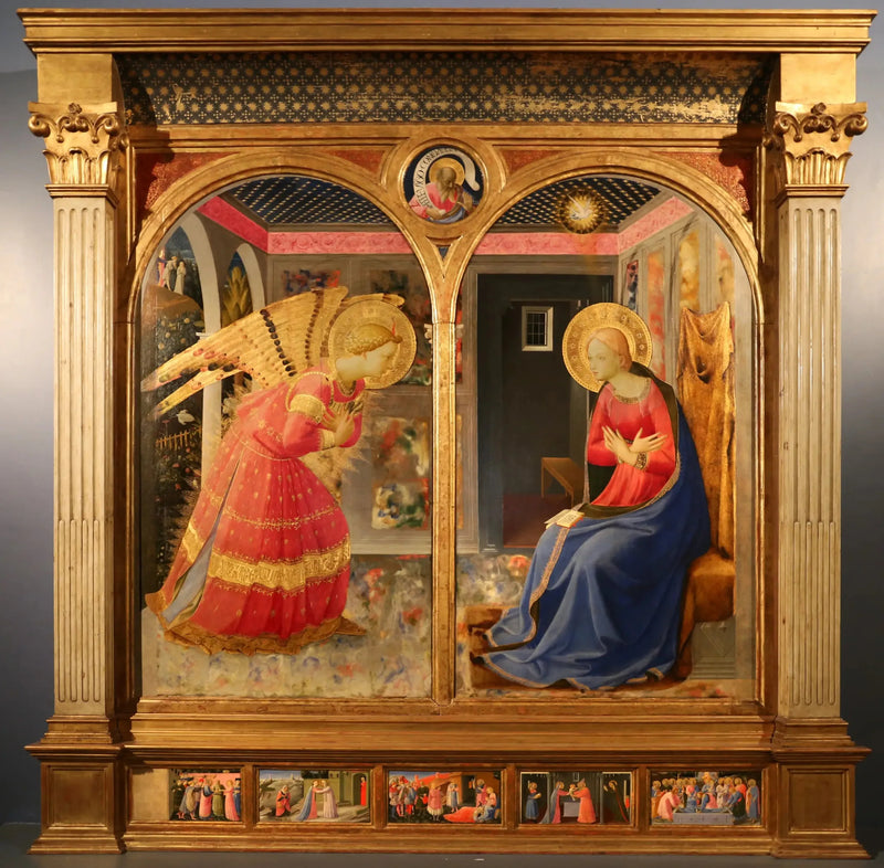 산 조반니 발다르노의 수태고지 - 프라 앙젤리코

Source:
L'Annonciation de San Giovanni Valdarno - Fra Angelico
