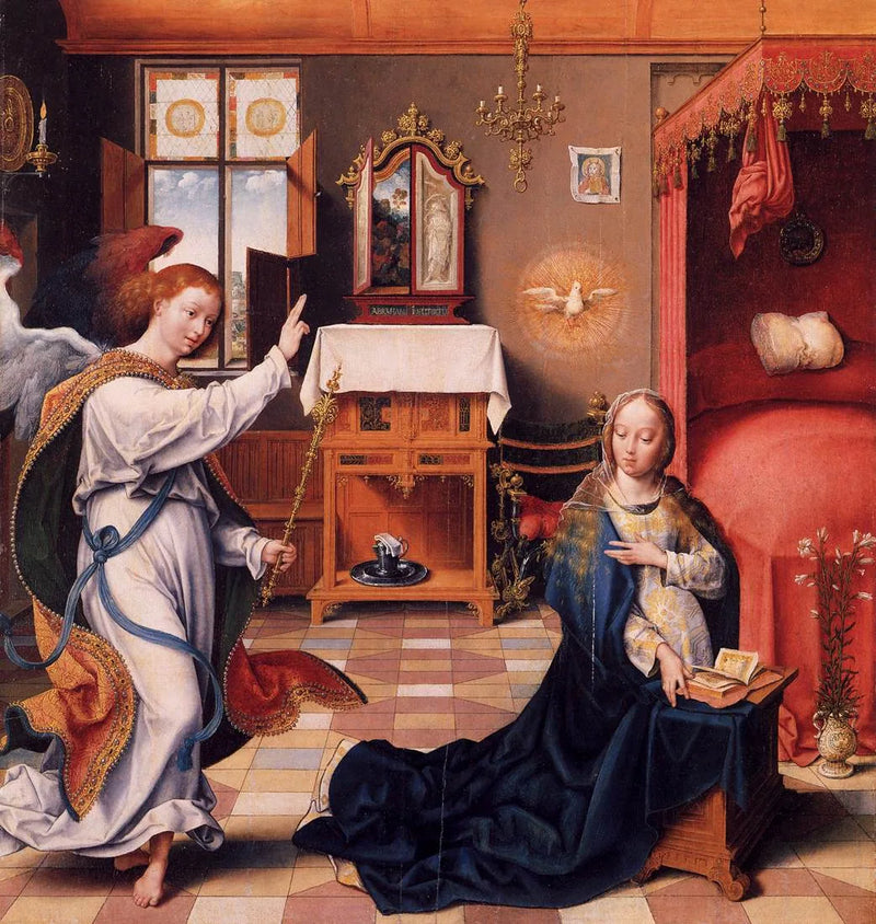 수태고지 - Joos van Cleve