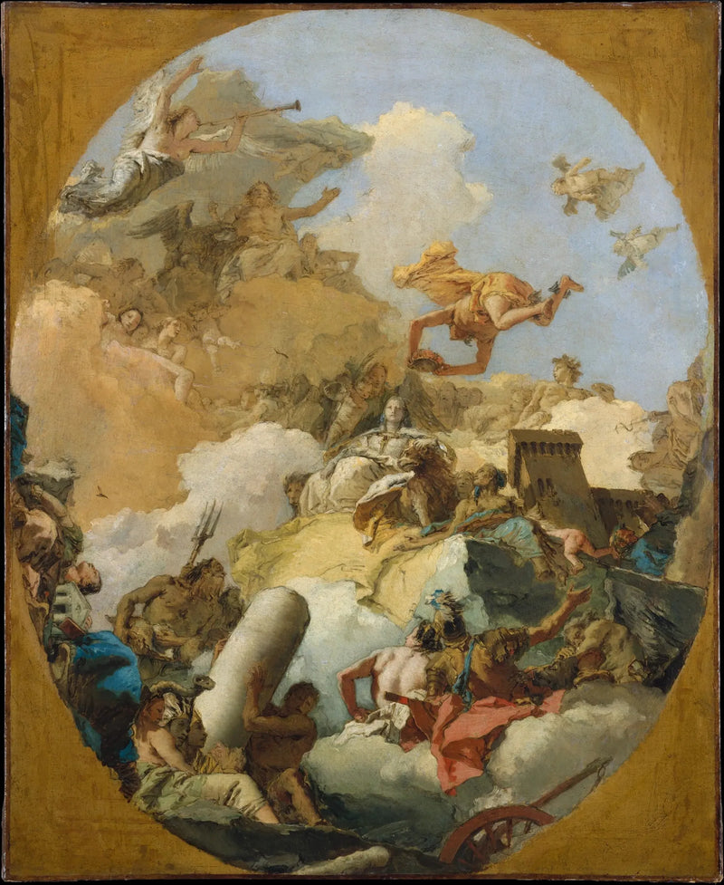 스페인 왕권의 극치 - 조반니 바티스타 티에폴로

Source:
L'apothéose de la monarchie espagnole - Giovanni Battista Tiepolo