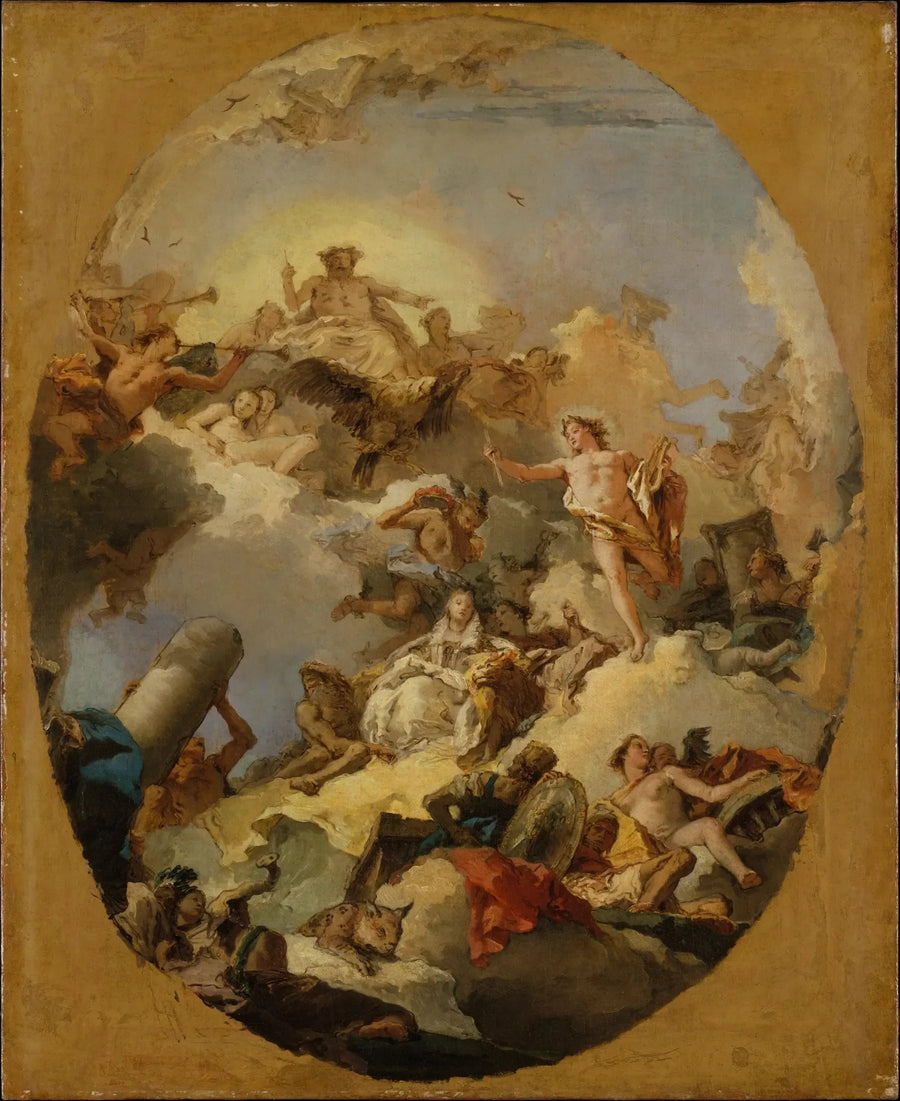 스페인 왕권의 신격화 - 조반니 바티스타 티에폴로

Source:
L'apothéose de la monarchie espagnole - Giovanni Battista Tiepolo