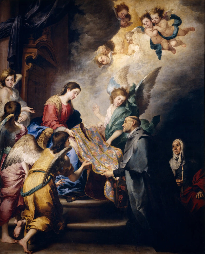 성 이르데폰스에서의 성모의 출현 - 바르톨로메 에스테반 무리요

Source:
L'Apparition de la Vierge à Saint Ildefonse - Bartolomé Esteban Murillo