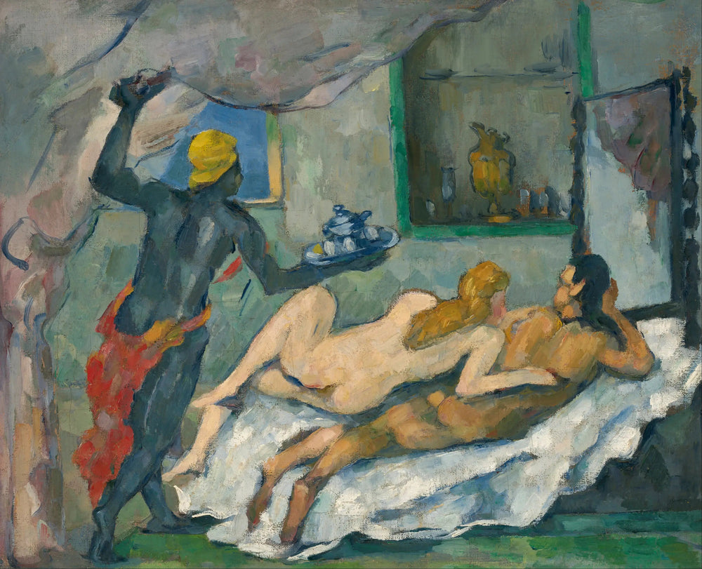 L'Après-midi à Naples - Paul Cézanne image 1 tableau peint à l’huile sur toile