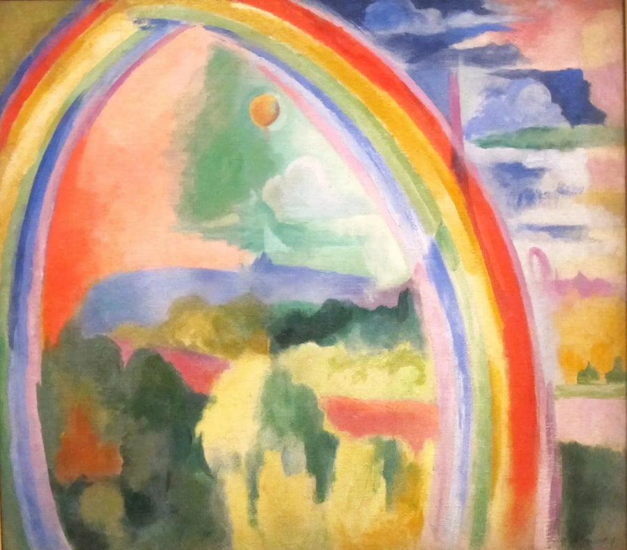 L'Arc-en-ciel - Robert Delaunay image 1 copie de tableau peinte à la main