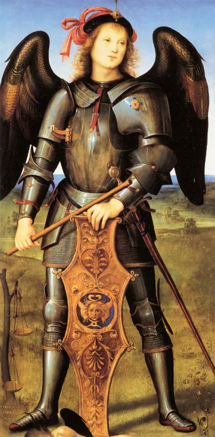 L'Archange Michel - Pietro Perugino image 1 reproduction réalisée par Alpha Reproduction