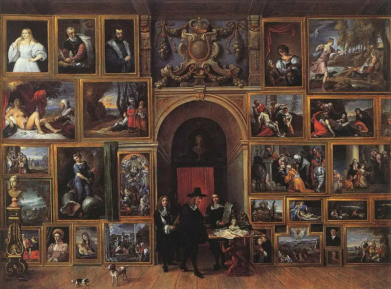 레오폴드-기욤 대공이 그의 갤러리에서 - 다비드 테니에르 더 쥬앙

Source:
L'Archiduc Léopold-Guillaume dans sa galerie - David Teniers le Jeune