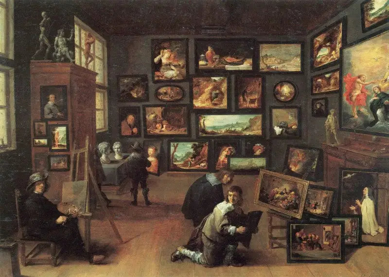 작가의 작업장 내 모습 - 데이비드 테니어르 더 쥬네

Source:
L'artiste dans son atelier - David Teniers le Jeune