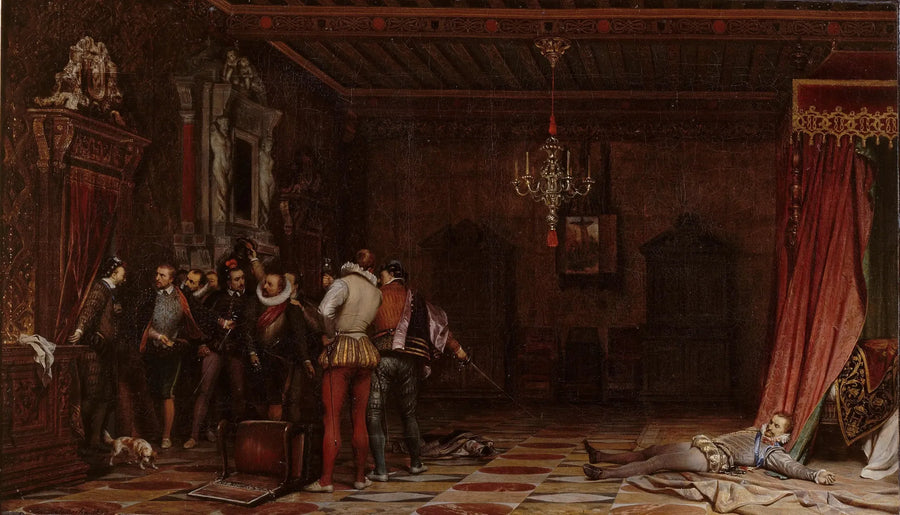 귀시 공작 암살 - 폴 들라로슈

Source:
L'Assassinat du duc de Guise - Paul Delaroche