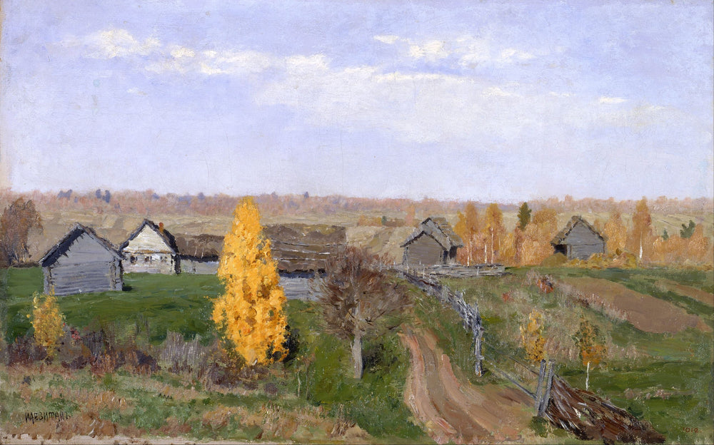 L'Automne dorée - Isaac Levitan image 1 copie de tableau peinte à la main