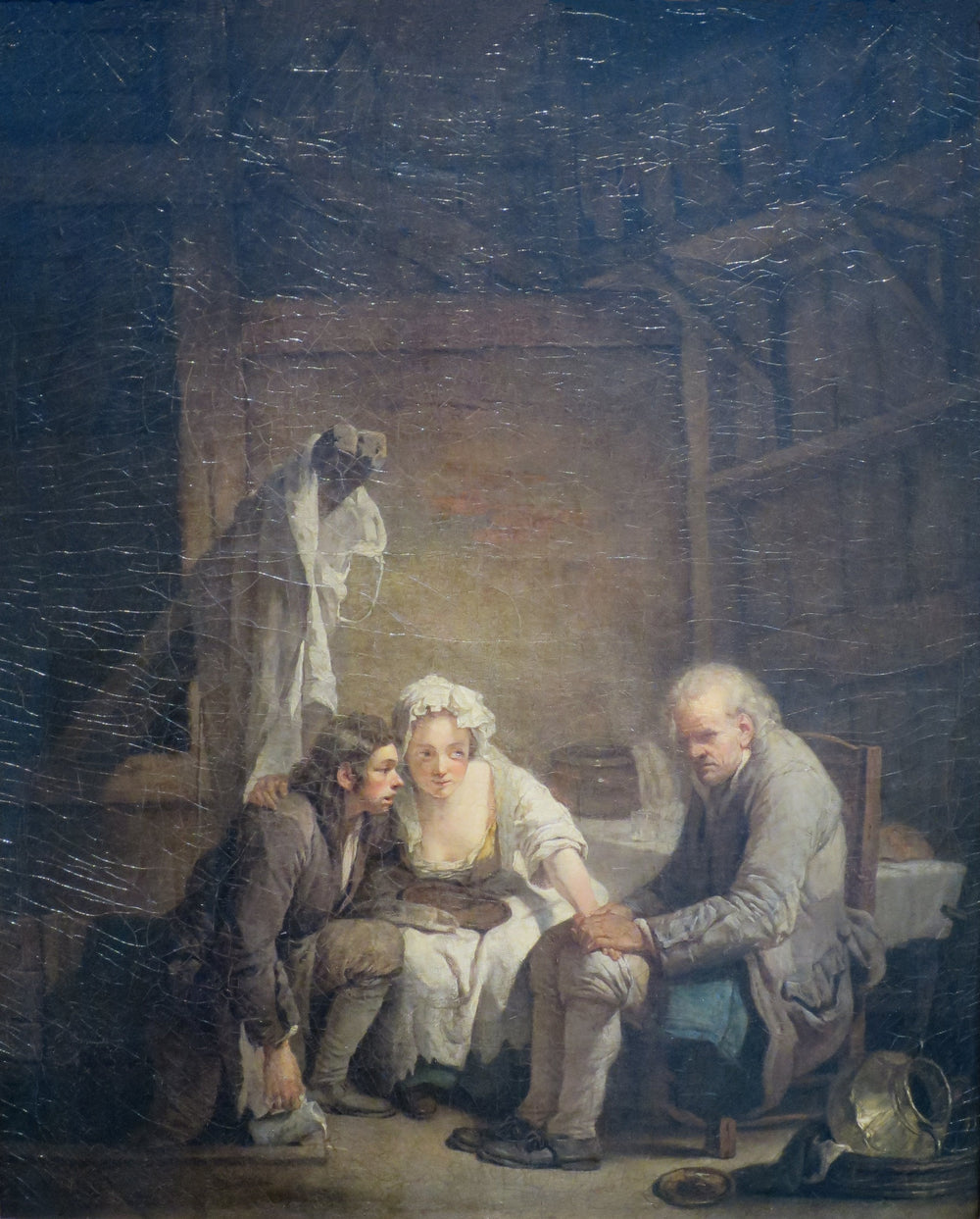L'aveugle trompé - Jean-Baptiste Greuze image 1 copie peinte à la main à l’huile
