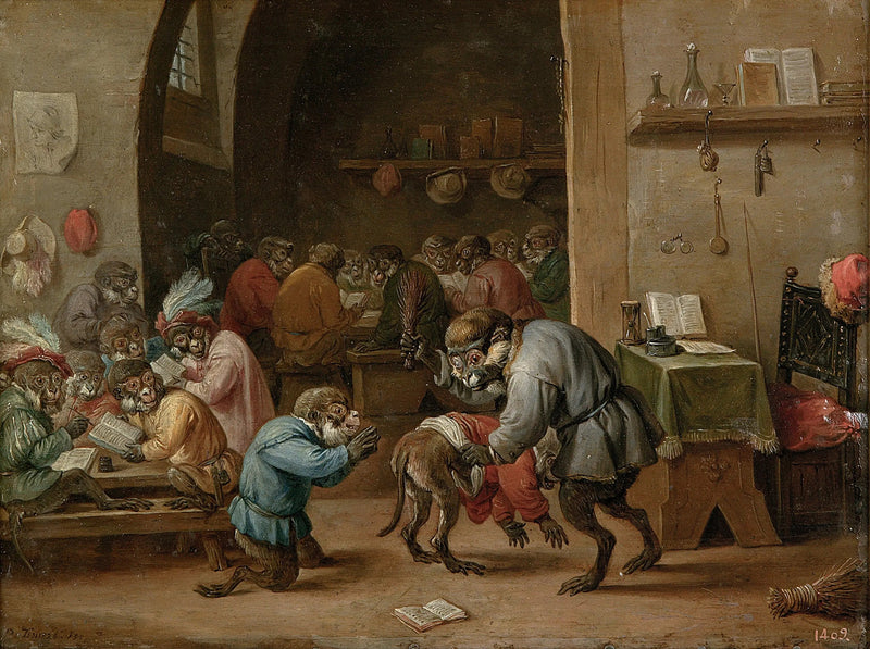 원숭이 학교 - 데이비드 테니에르 르 쥬네

Source:
l'école des singes - David Teniers le Jeune