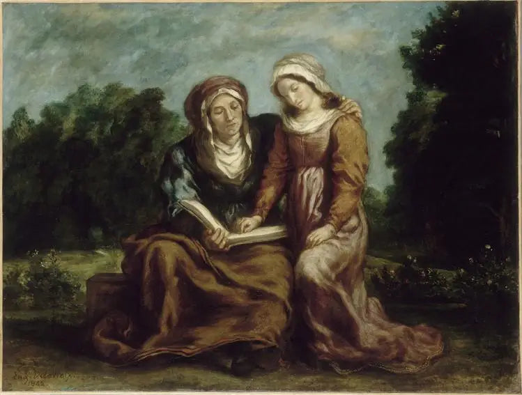 성모 마리아의 교육 - 외젠 들라크루아