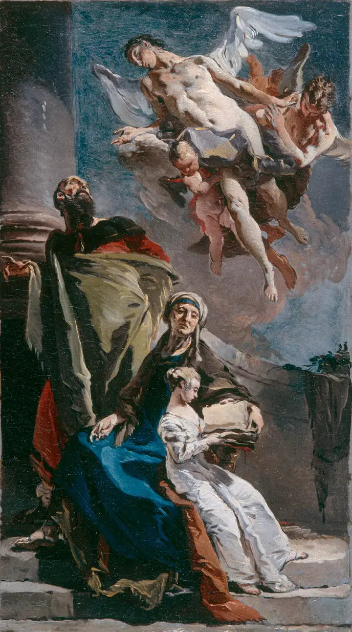 L'éducation de la Vierge - Giovanni Battista Tiepolo image 1 copie de tableau peinte à la main