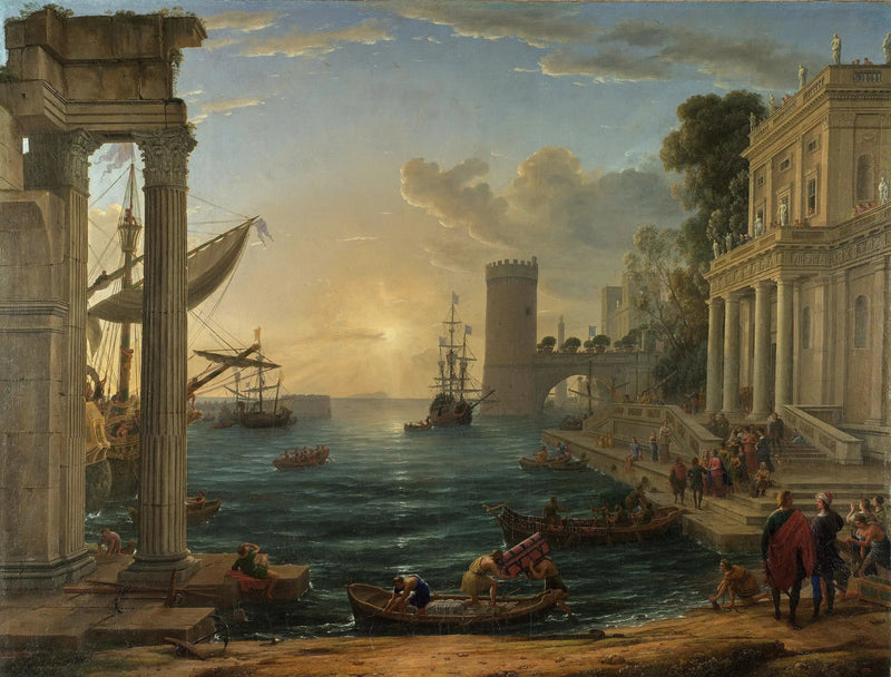 세바 여왕의 승선 - 클로드 로렌

Source:
L'Embarquement de la reine de Saba - Claude Lorrain