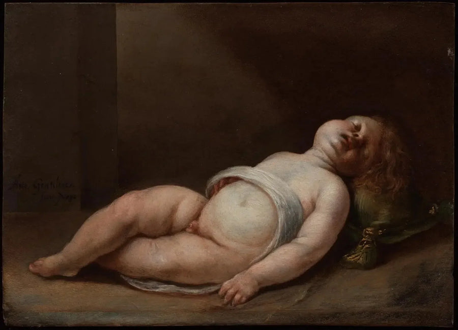 잠든 예수 어린이 - 아르테미시아 젠틸레스키

Source:
L'Enfant Jésus endormi - Artemisia Gentileschi