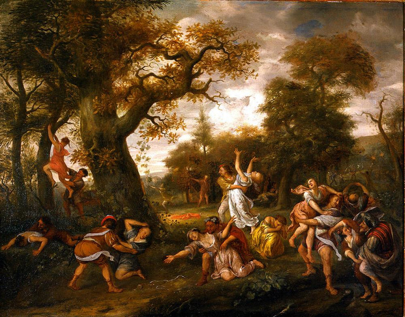 L'enlèvement des Sabines - Jan Steen