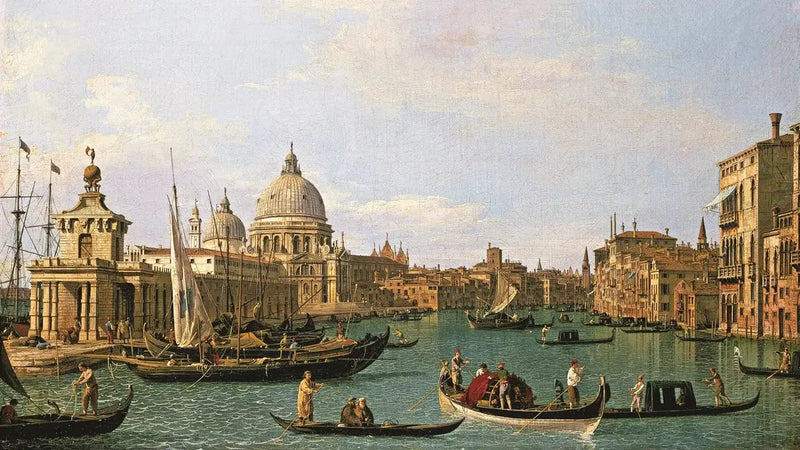 카날레토의 푸른 델 도가나와 산타 마리아 델라 살루테의 푸른 곤돌라 입구

Source:
L'entrée du Canal Grande à la Punta della Dogana et à la Santa Maria della Salute - Canaletto
