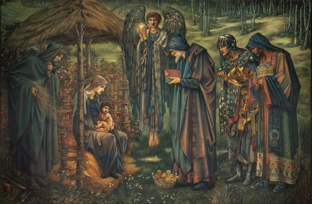 L'Étoile de Bethléem - Edward Burne-Jones image 1 copie peinte à la main à l’huile