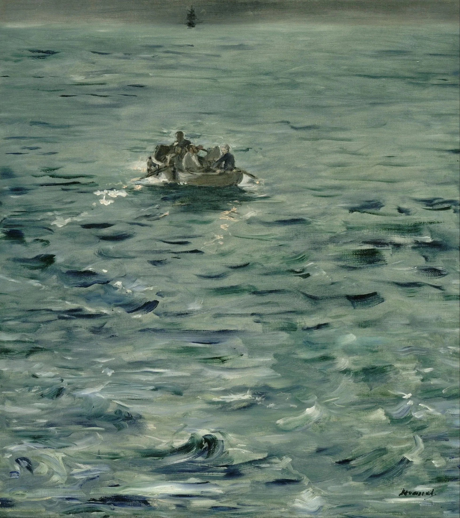 L'Évasion de Rochefort - Édouard Manet image 1 tableau peint à l’huile sur toile