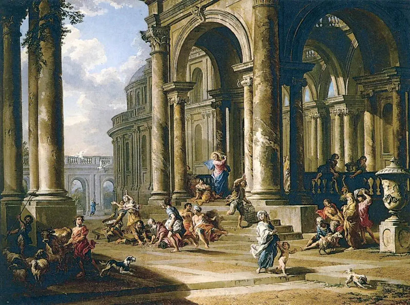 성전에서 환전상들의 추방 - 조반니 파올로 파니니

Source:
L'expulsion des changeurs du Temple - Giovanni Paolo Panini