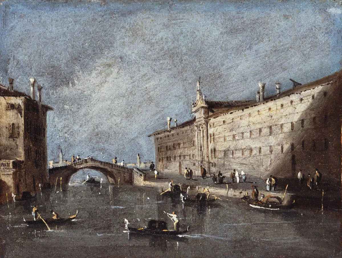 L'Île S. Cristoforo di Murano - Francesco Guardi image 1 copie de tableau peinte à la main