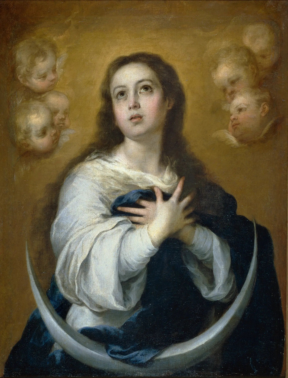 L'Immaculée Conception - Bartolomé Esteban Murillo image 1 reproduction artisanale de tableau