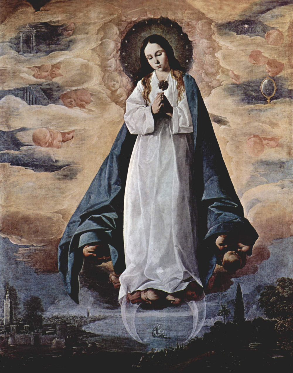 L'Immaculée Conception - Francisco de Zurbarán image 1 copie de tableau peinte à la main
