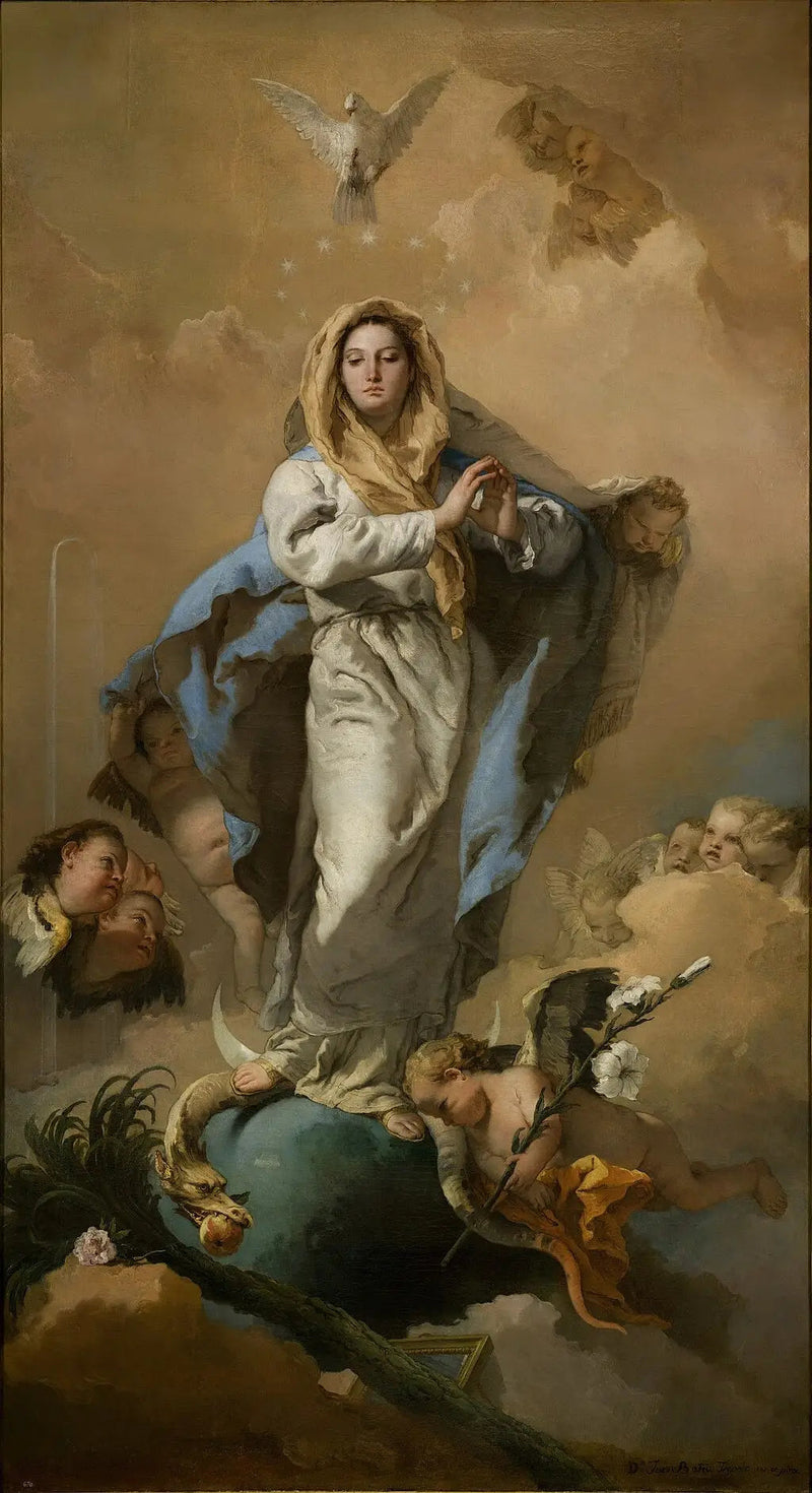 무염시태의 잉태 - 조반니 바티스타 티에폴로

Source:
L'Immaculée Conception - Giovanni Battista Tiepolo