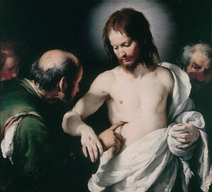 L'incrédulité de saint Thomas - Bernardo Strozzi image 1 copie de tableau peinte à la main