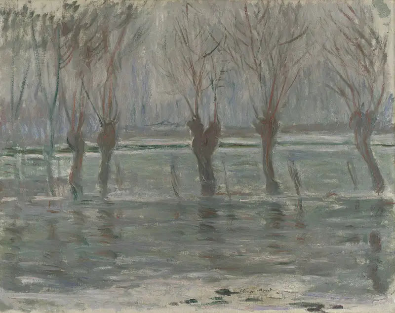 홍수 - Claude Monet