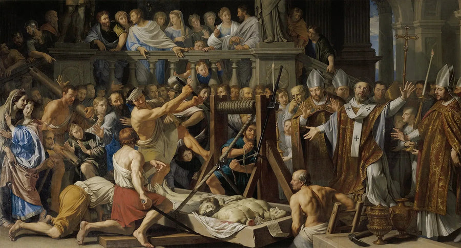 성자 제르베이와 성 프로테이 유물의 발명 - 필리프 드 샹파뉴

Source:
L'Invention des reliques de saint Gervais et saint Protais - Philippe de Champaigne