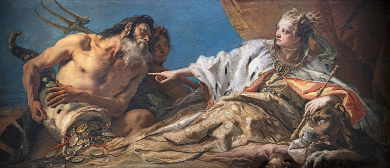 네푸네가 베네치아에 바친 헌정 - 조반니 바티스타 티에폴로

Source:
L’Offrande faite par Neptune à Venise - Giovanni Battista Tiepolo