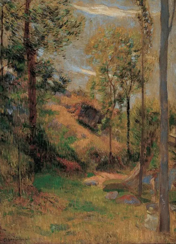 폰 아방 항구 앞의 목욕 - 폴 고갱