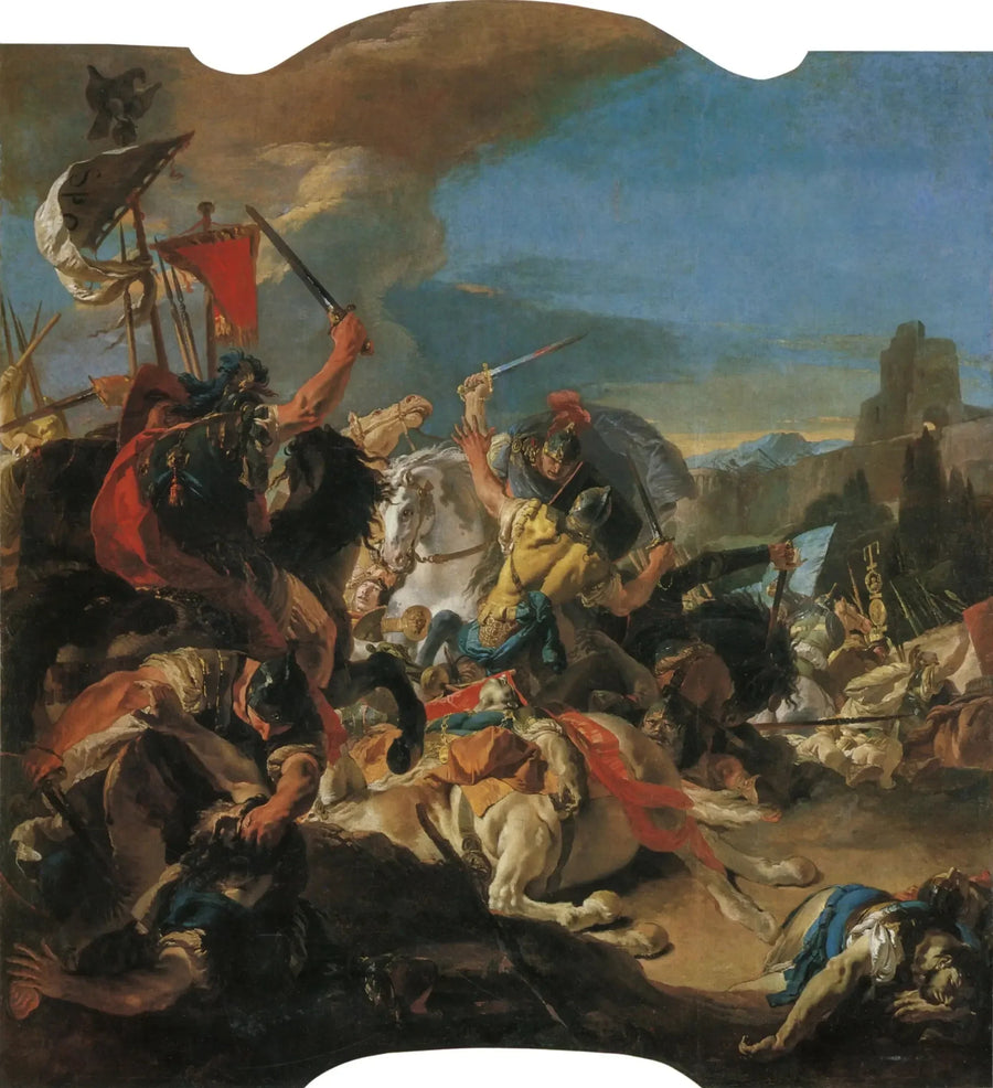 베르첼레 전투 - 조반니 바티스타 티에폴로

Source:
La bataille de Vercellae - Giovanni Battista Tiepolo