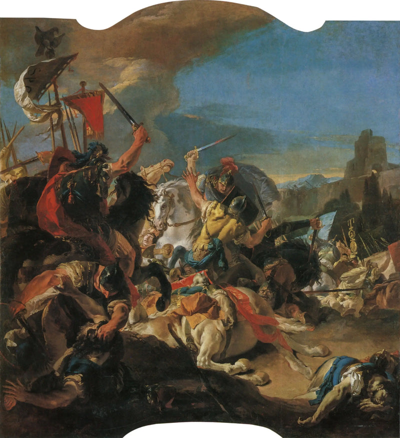 베르첼레 전투 - 조반니 바티스타 티에폴로

Source:
La bataille de Vercellae - Giovanni Battista Tiepolo