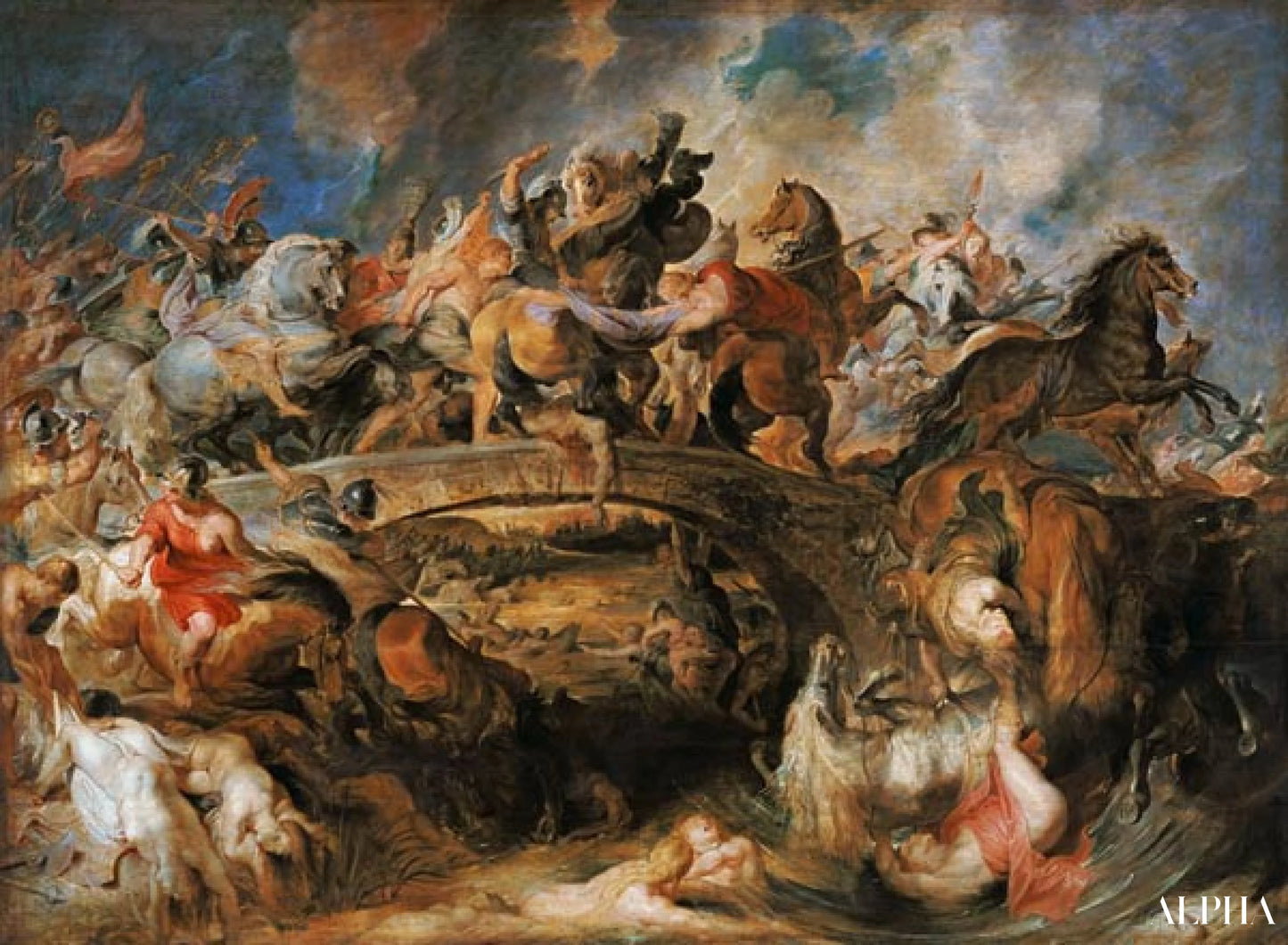 아마존 전투 - Peter Paul Rubens - 고급 그림 및 회화 복제본