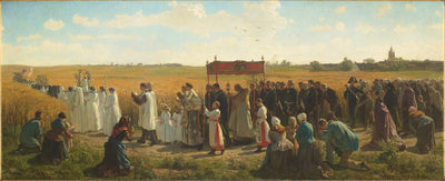 La Bénédiction des blés en Artois - Jules Breton - Alpha Reproduction