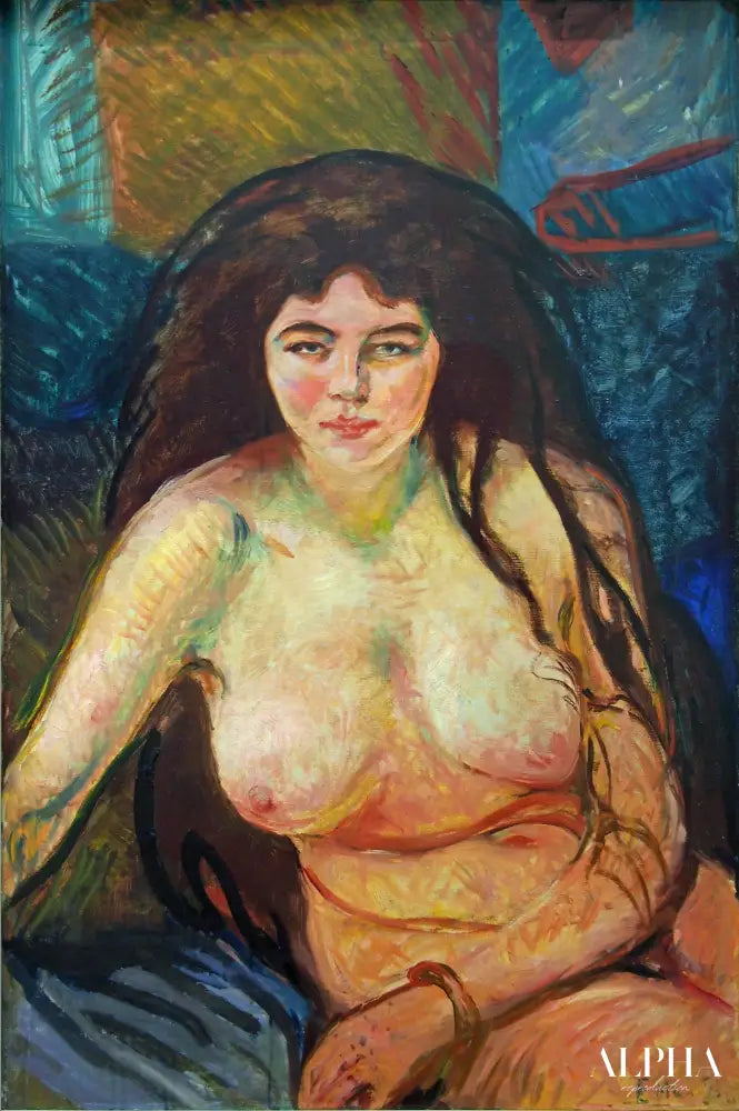 La Bête - Edvard Munch - Reproductions de tableaux et peintures haut de gamme