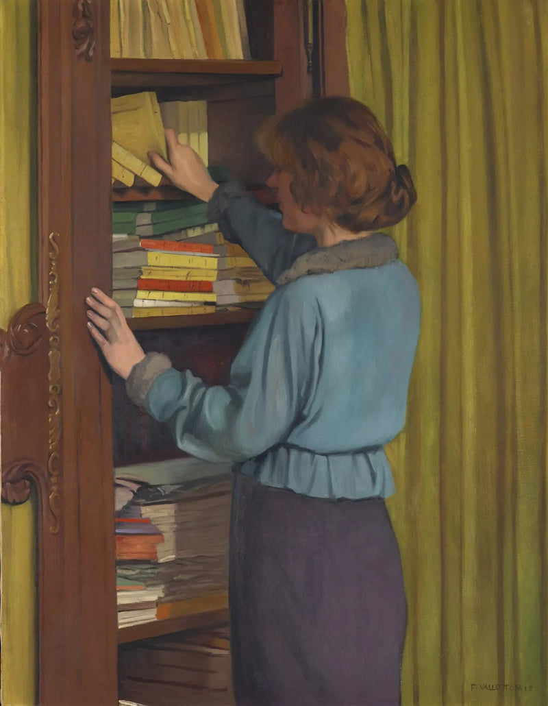 도서관 - 펠릭스 발로통

Source:
La bibliothèque - Félix Vallotton