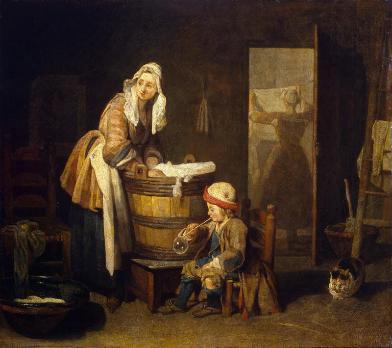 세탁부 - 장 시메옹 샤르댕