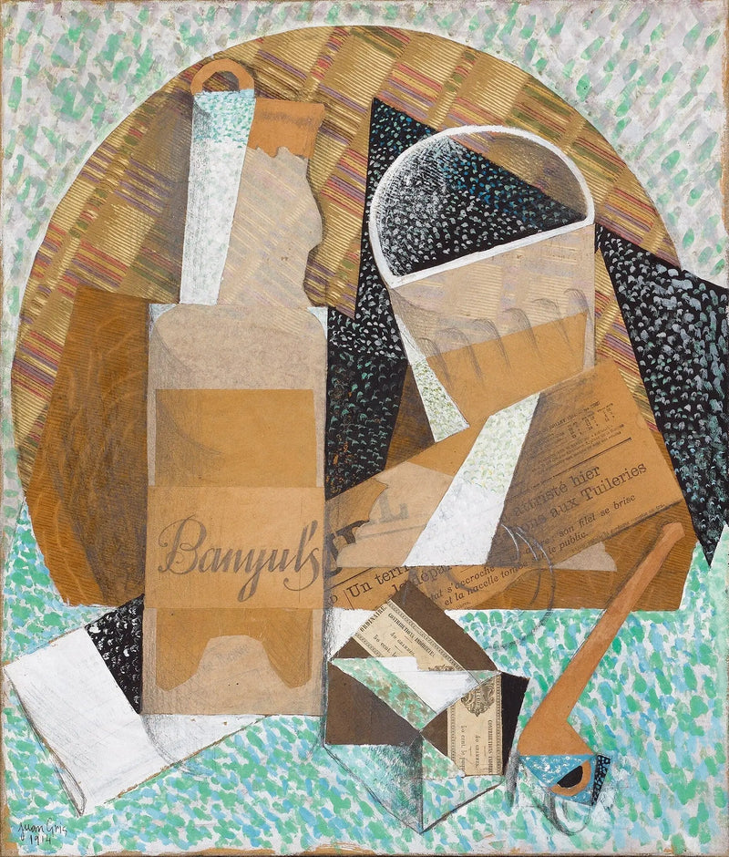 바뉴엘 병 - 후안 그리스

Source:
La bouteille de Banyuls - Juan Gris