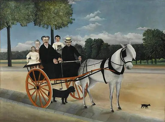 아버지 주니에의 수레 - 앙리 루소