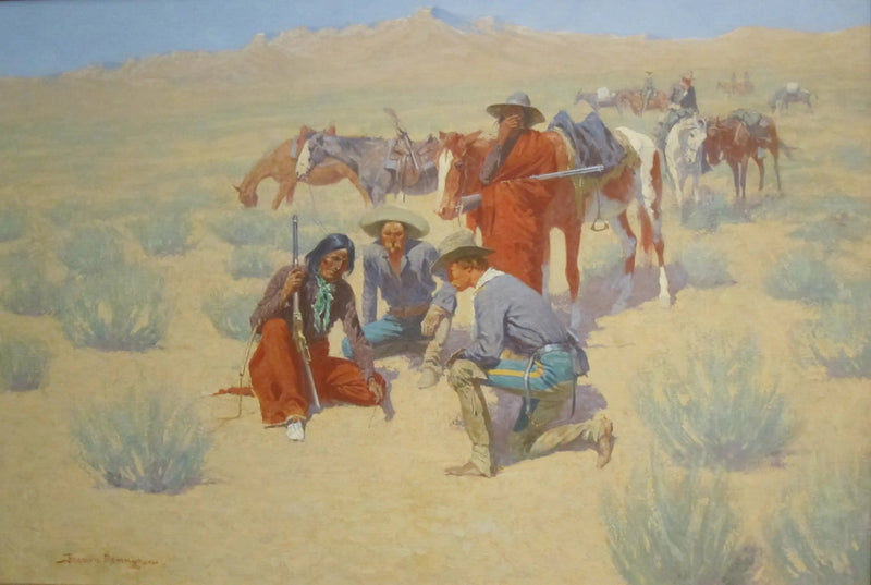 모래 위의 카드 - 프레데릭 레밍턴

Source:
La carte dans le sable - Frederic Remington