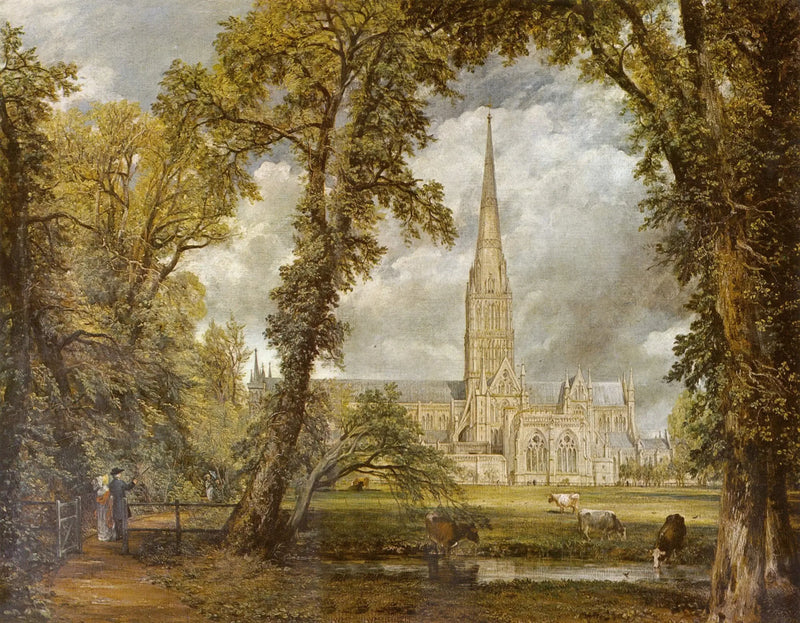 존 콘스터블이 그린 주교 정원에서 본 솔즈베리 대성당

Source:
La Cathédrale de Salisbury vues des jardins de l'évêque - John Constable