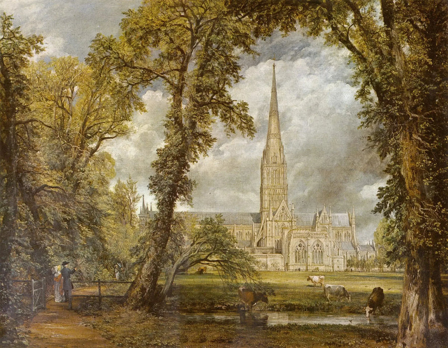 존 콘스터블이 그린 주교 정원에서 본 솔즈베리 대성당

Source:
La Cathédrale de Salisbury vues des jardins de l'évêque - John Constable