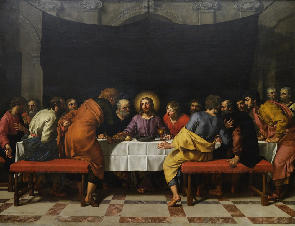La Cène - Frans Pourbus the Younger image 1 copie de tableau peinte à la main
