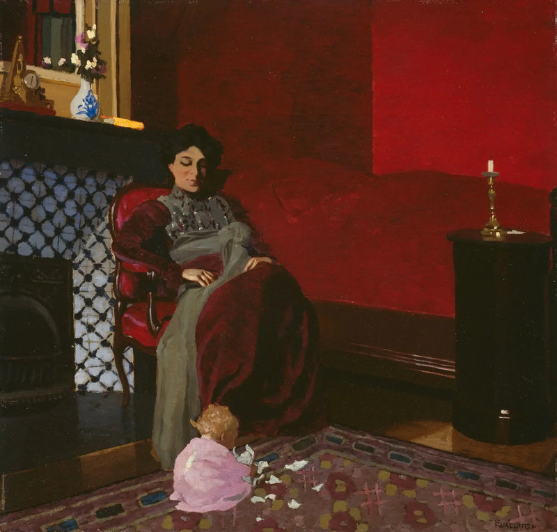 레드룸, 에트르타 - 펠릭스 발로통

Source:
La Chambre rouge, Étretat - Félix Vallotton